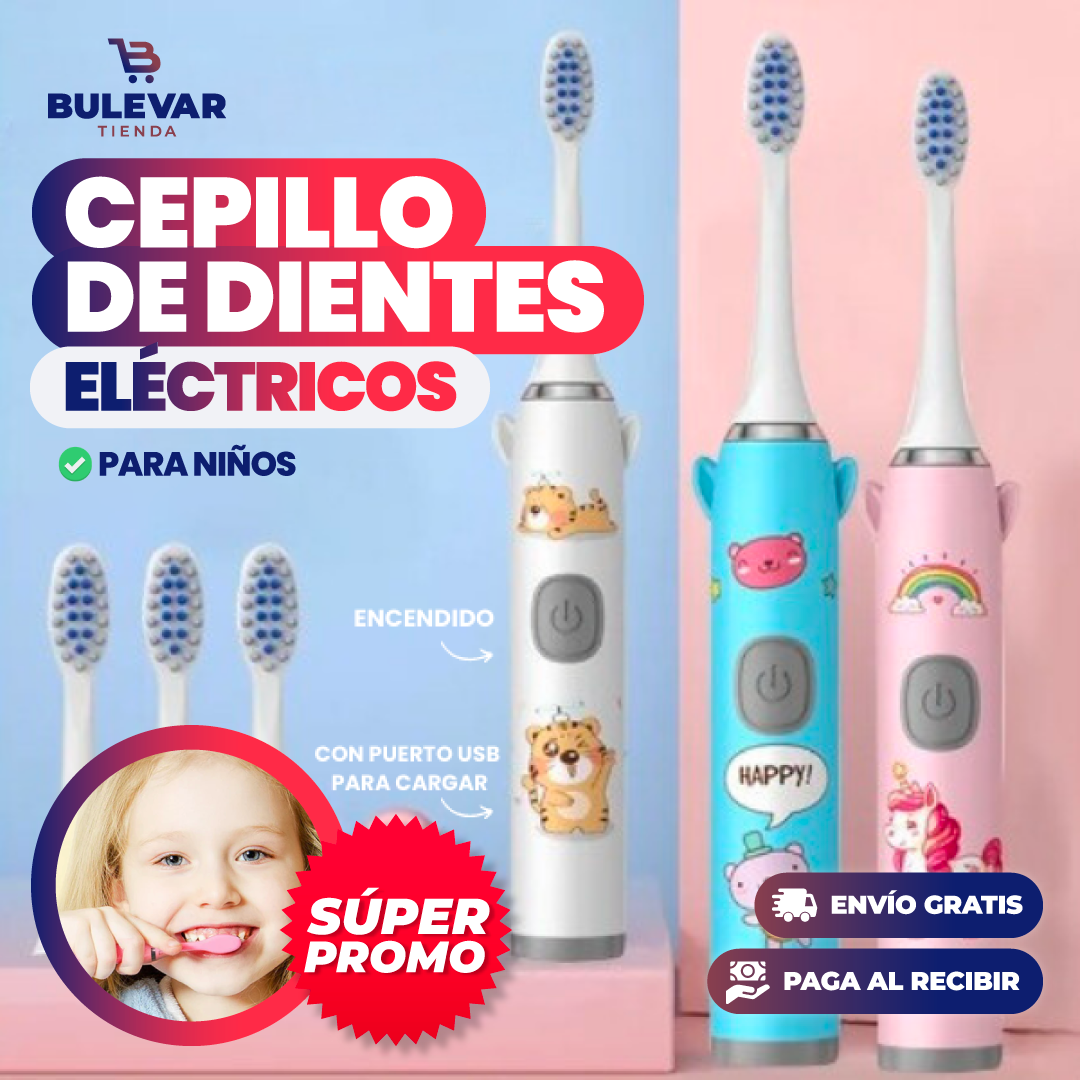 Cepillo Dental Eléctrico Oral Cepillos Electricos Para NiÃ±as Oral