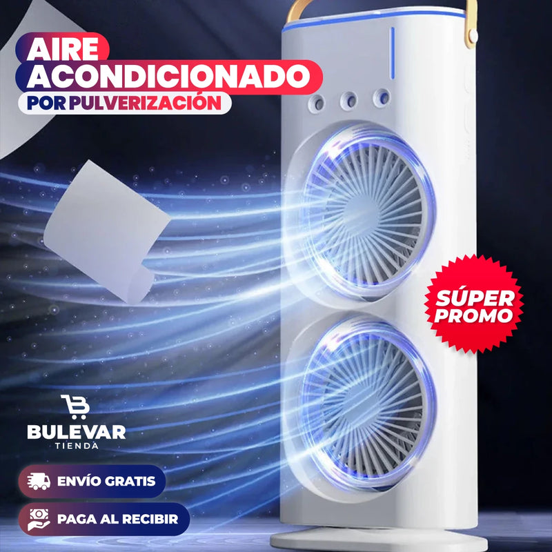 AIRE ACONDICIONADO VENTILADOR DE PULVERIZACIÓN PORTÁTIL