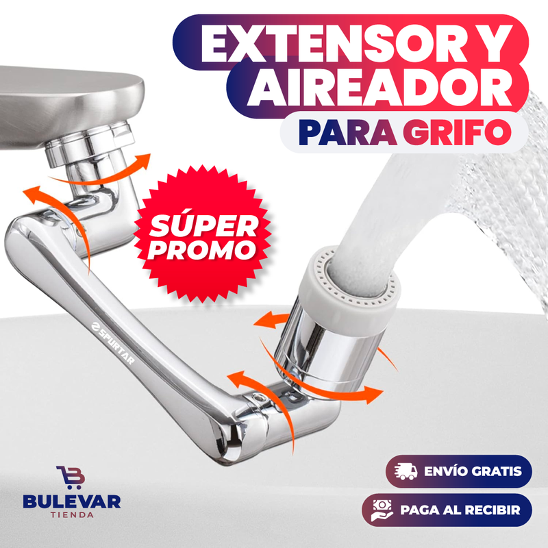 EXTENSOR Y AIREADOR PARA GRIFO