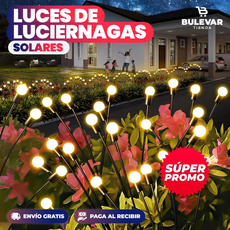 LUCES LED SOLARES DE LUCIERNAGAS