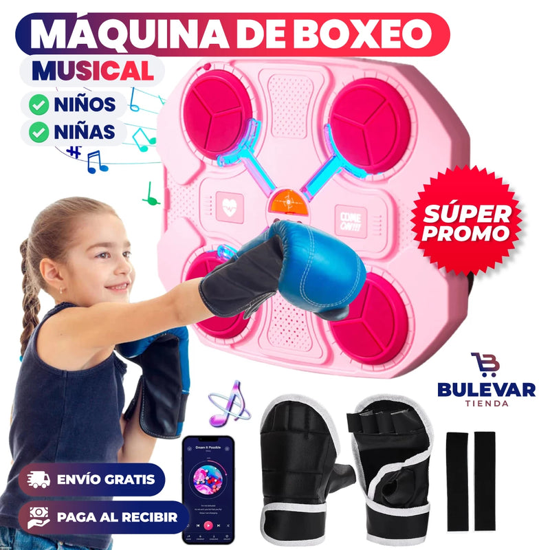 MÁQUINA DE BOXEO MUSICAL INTELIGENTE PARA NIÑOS