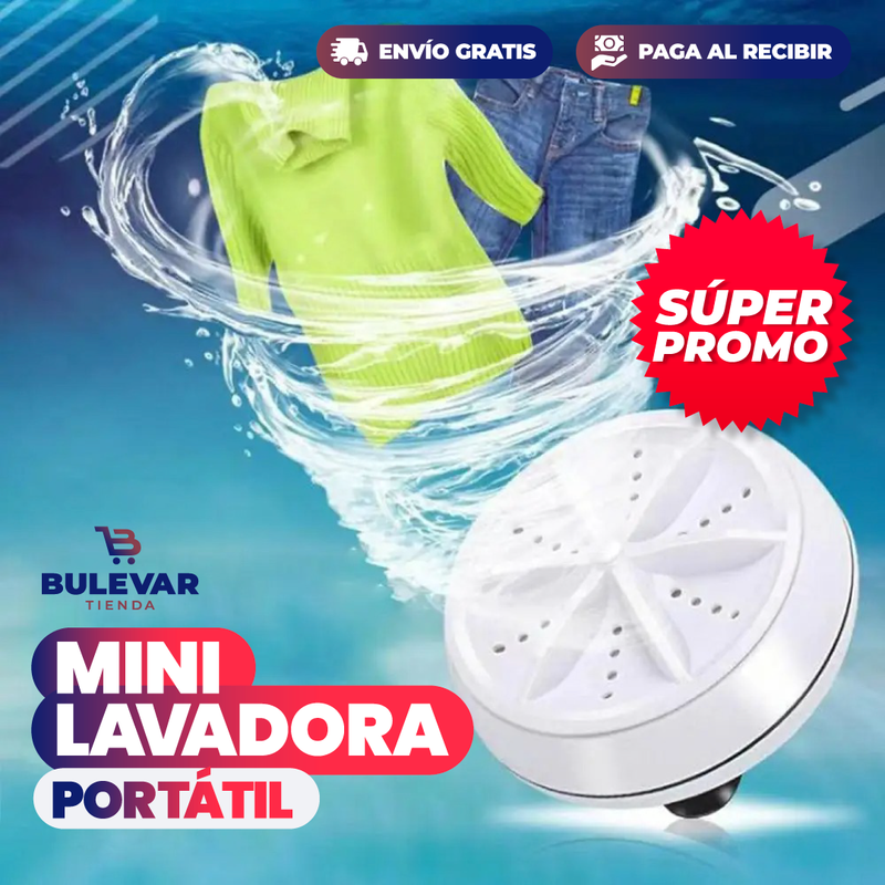 MINI LAVADORA PORTÁTIL (ULTRA - RÁPIDA)