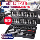 SET DE 46 PIEZAS PARA HERRAMIENTAS