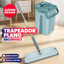 TRAPEADOR PLANO CON CUBO AUTO ESCURRIBLE
