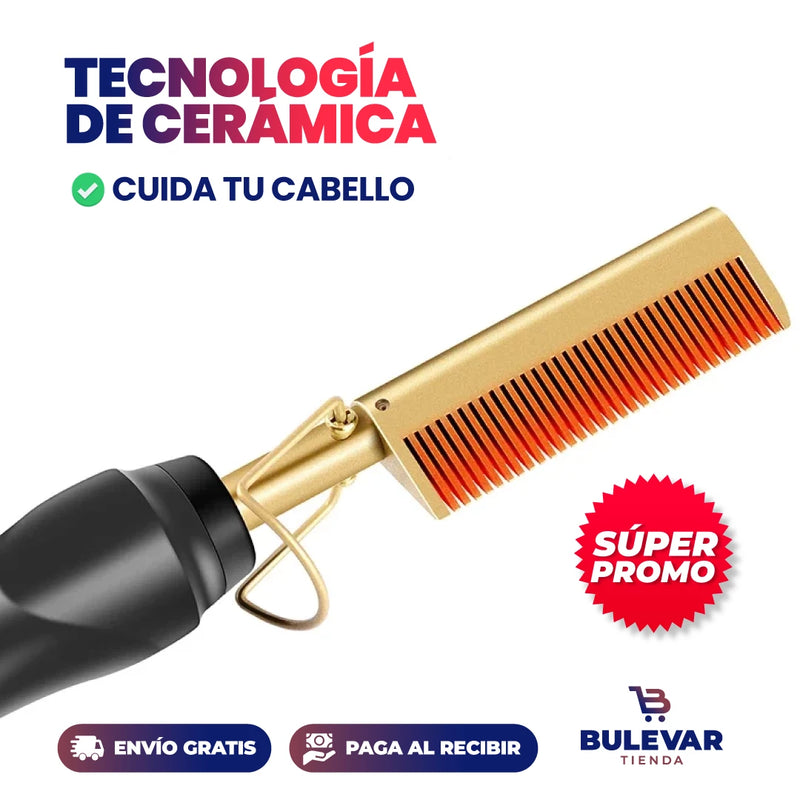 PEINE ELÉCTRICO ALISADOR PARA EL CABELLO