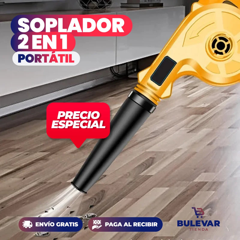 SOPLADOR Y ASPIRADOR 2 EN 1 INALÁMBRICO