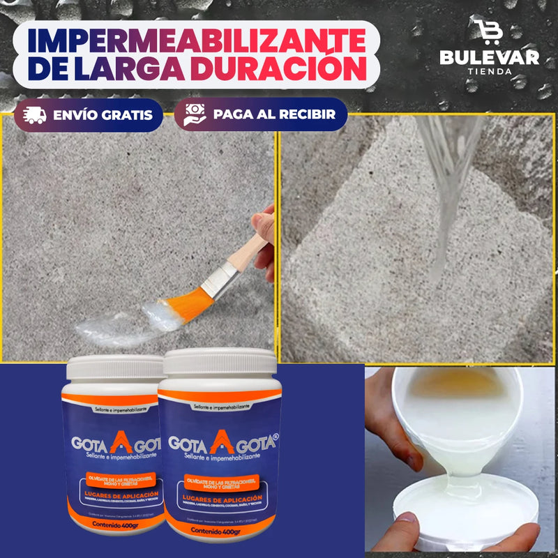 SELLANTE IMPERMEABILIZANTE TRANSPARENTE 400g