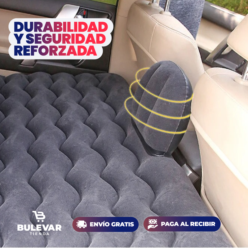 COLCHÓN INFLABLE PARA CARRO Y CAMPING