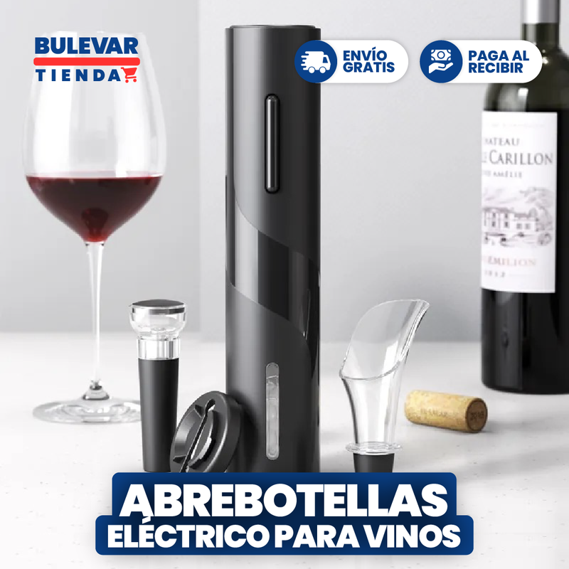 ABREBOTELLAS ELÉCTRICO PARA VINOS