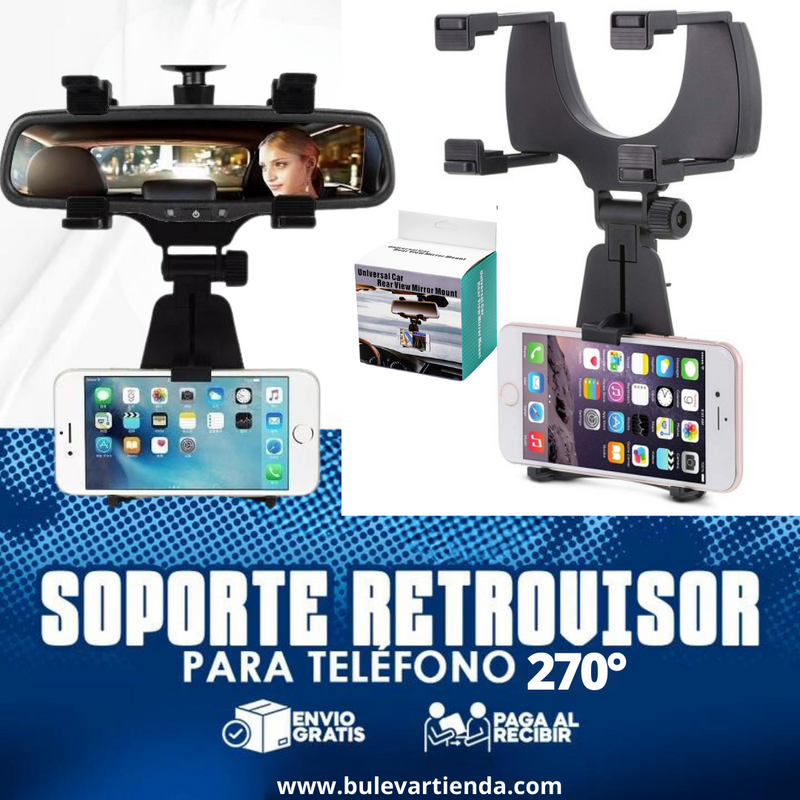 SOPORTE PARA CELULAR PARA EL RETROVISOR